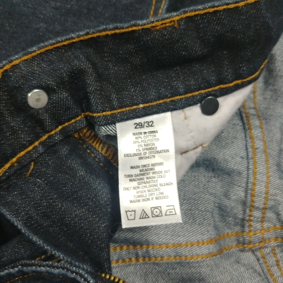 Aeropostale Slim Straight Jeans dark wash 29/30.5 - Picture 4 of 6